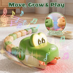 RC snake connecting magnetic blocks as it grows longer