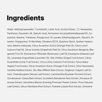 medicube Zero Pore Pads 2.0 ingredients list