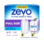 Zevo plug-in flying insect trap two-pack with refill cartridges